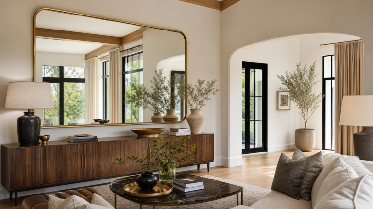15 Big Mirror Ideas That Brighten And Elevate Any Room featured image