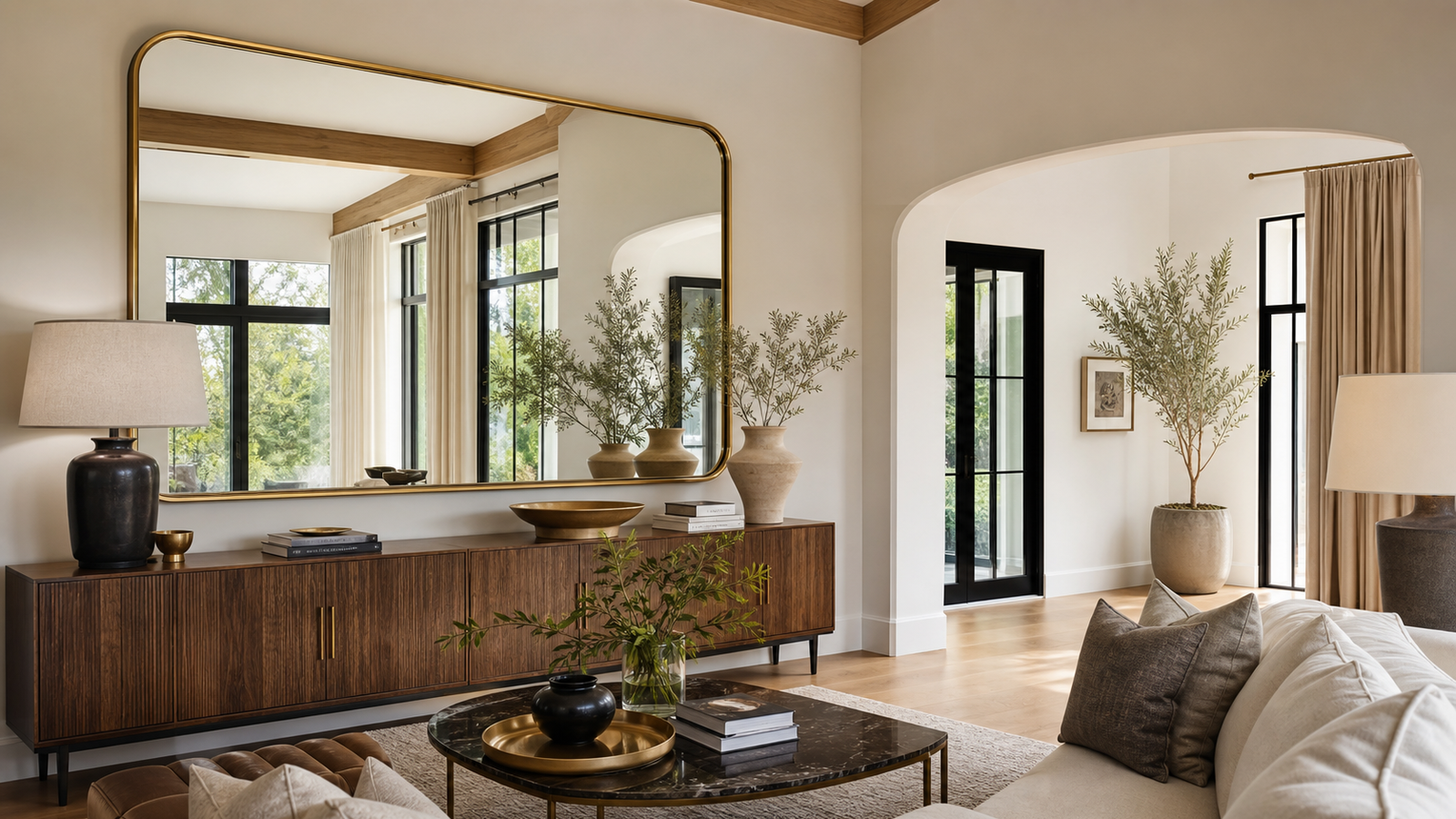 15 Big Mirror Ideas That Brighten And Elevate Any Room featured image