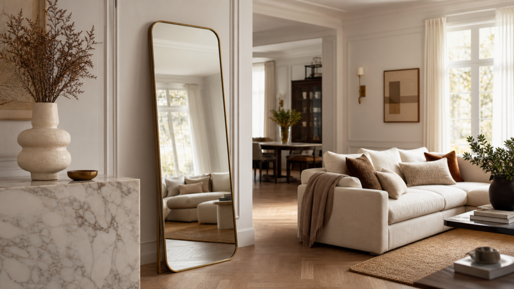 18 Standing Mirror Ideas That Brighten And Elevate Any Room
