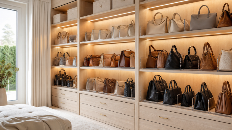 20 Handbag Organization Ideas For A Neat Stylish Home featured home decor inspiration