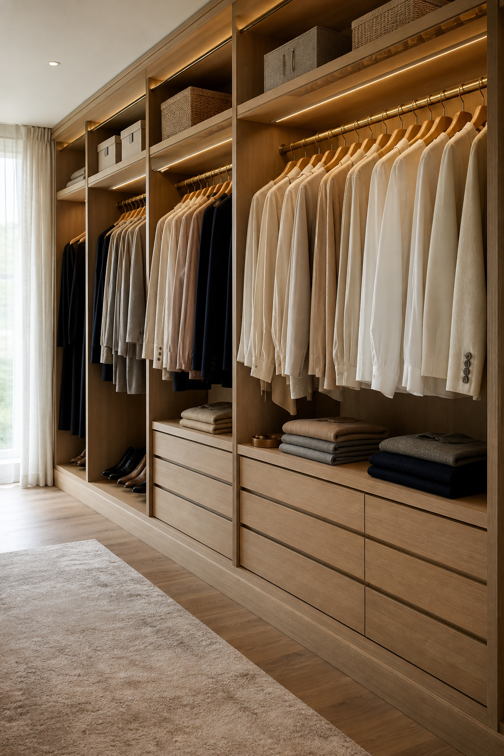 Start With A Boutique Hanging Wall closet inspiration