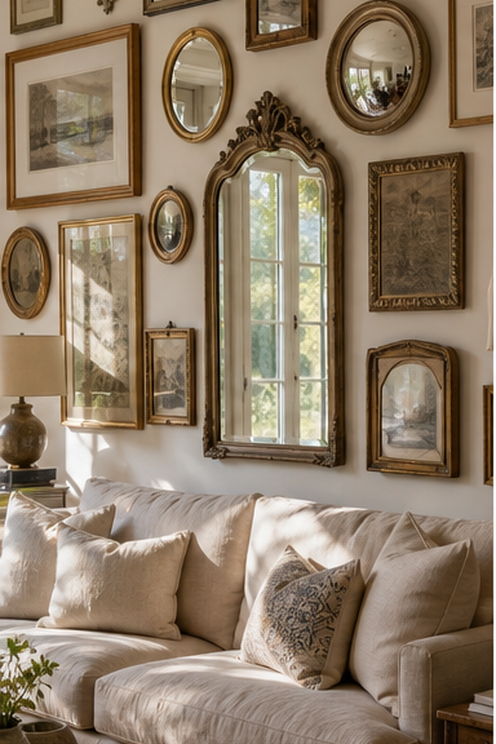 Gallery Wall Mirror Mix for picture mirror ideas