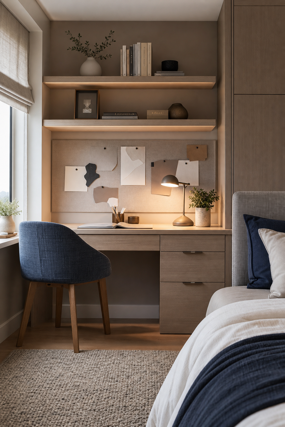 Build A Zoned Study Wall for Teen Room Ideas To Inspire Your Next Home Refresh