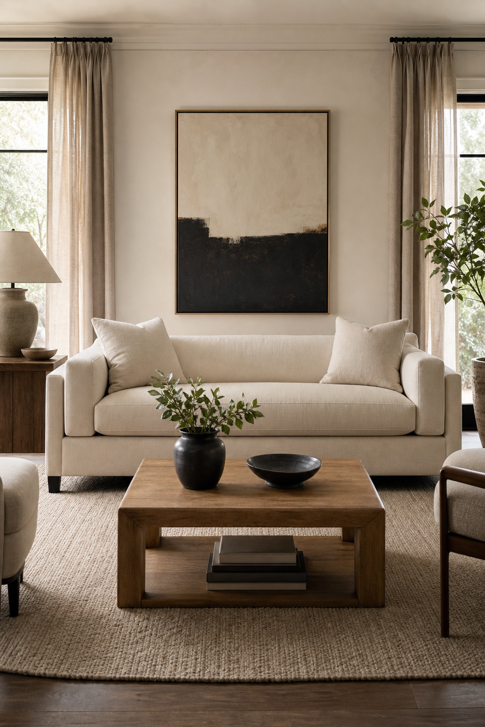 Choose A Sofa With A Clear Silhouette for Single Sofa Ideas To Anchor A Stylish Living Room