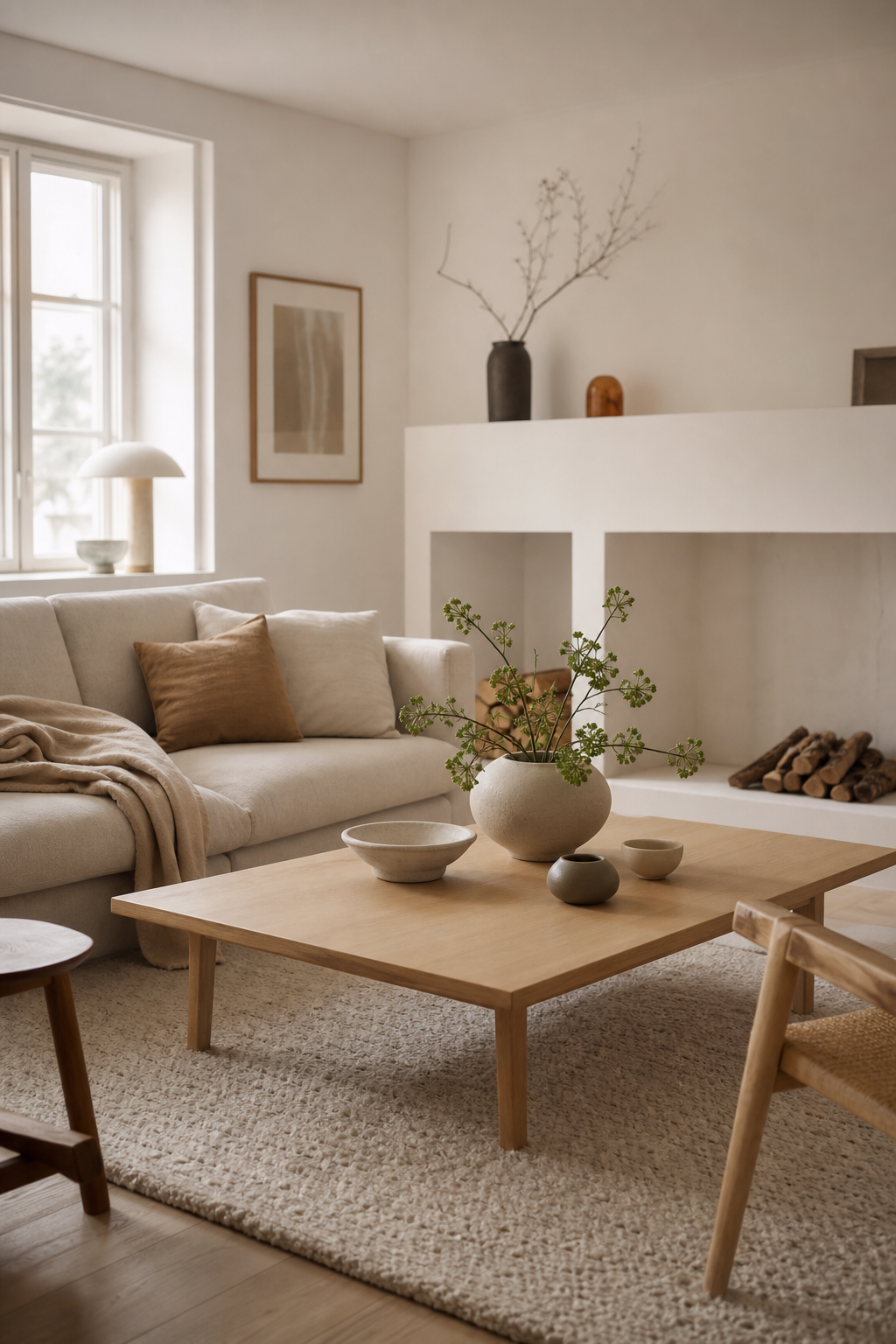 Start With Warm White Walls