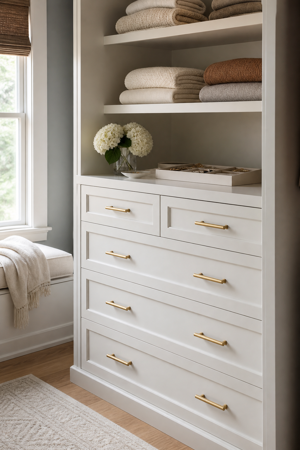 Use Drawers For The Visual Clutter closet inspiration