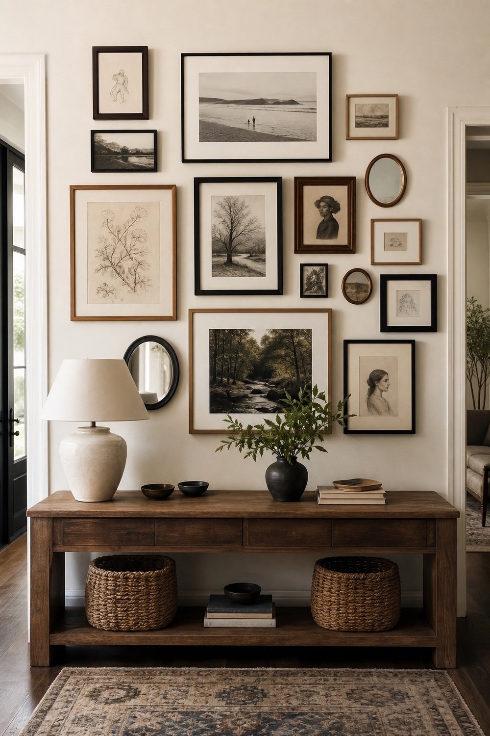 Collected Gallery Wall for home wall decor ideas