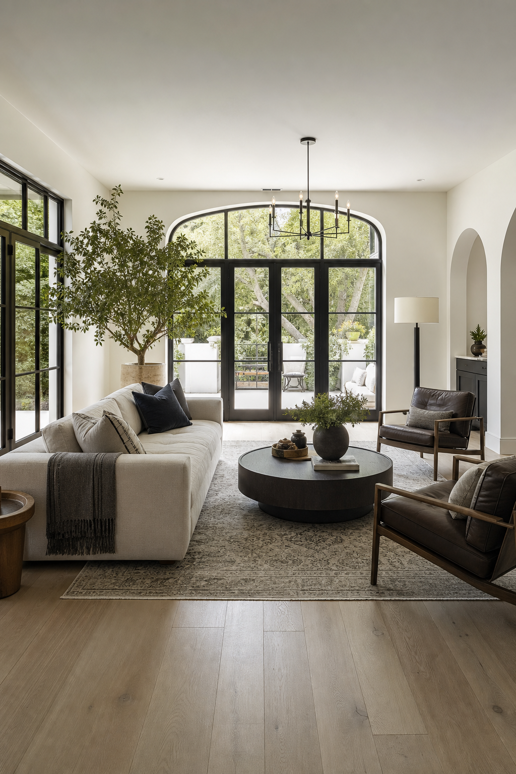 Float The Sofa To Shape Conversation for Trending Sofa Designs To Anchor A Stylish Living Room