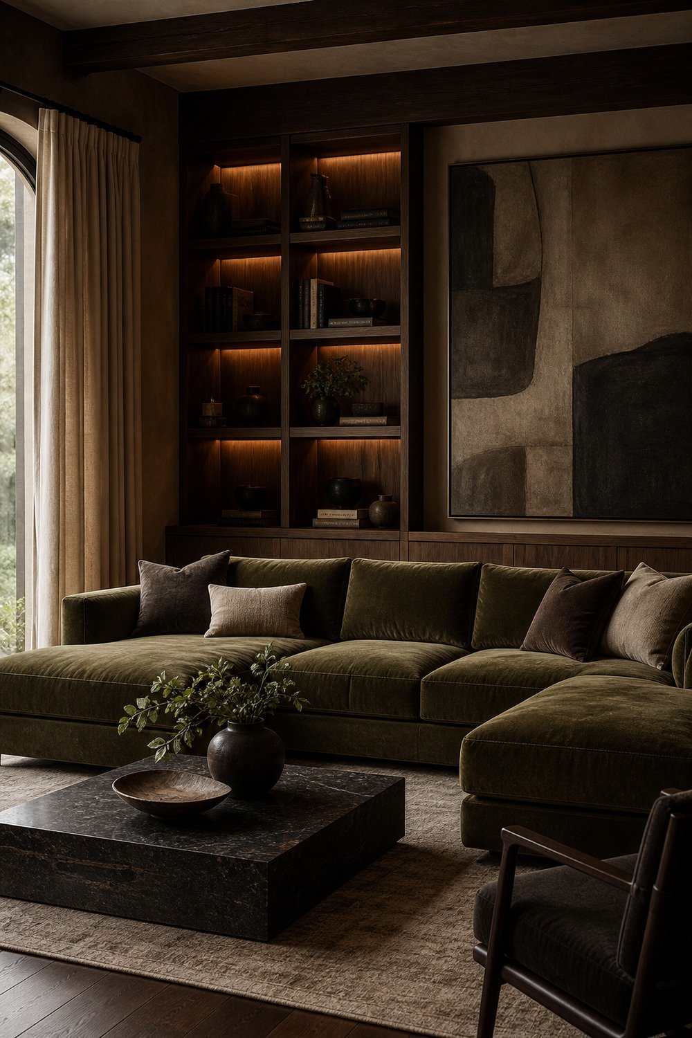 Modular Velvet Sectional for premium sofa ideas