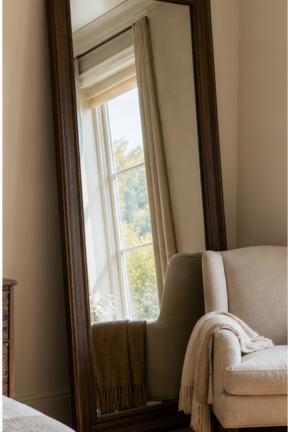 Picture-Frame Leaner for picture mirror ideas
