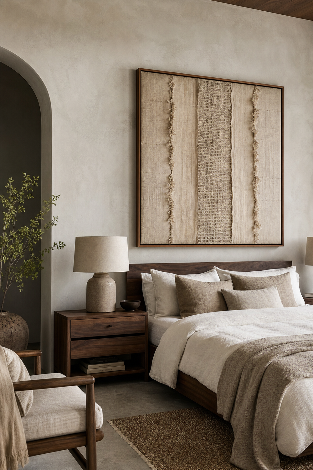 Layer Framed Textiles For Softness for aesthetic wall decor