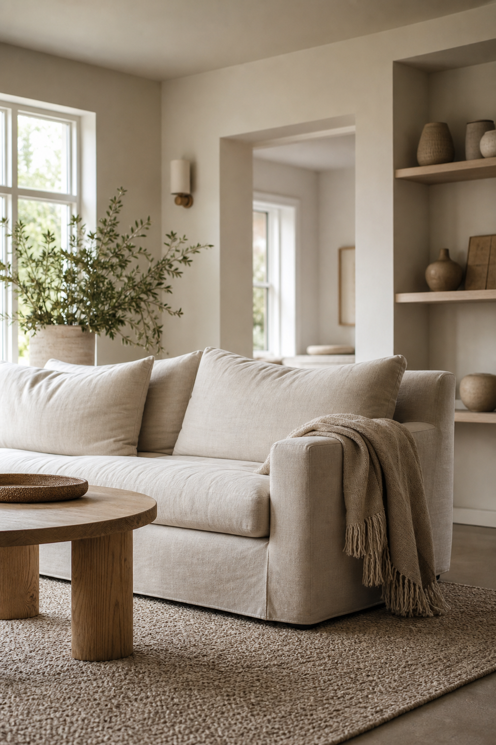 Choose A Low Linen Sofa
