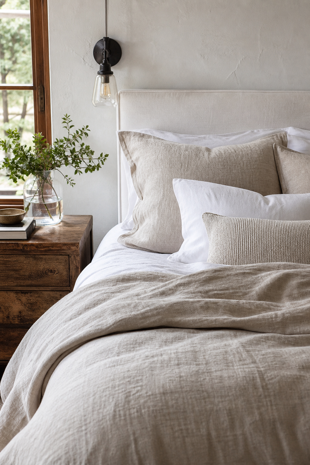 Mix Linen And Cotton For Soft Depth