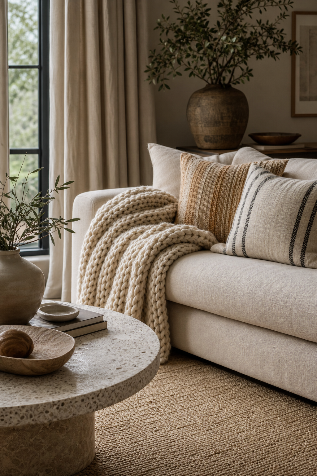 style a warm throw blanket for cozy room decor