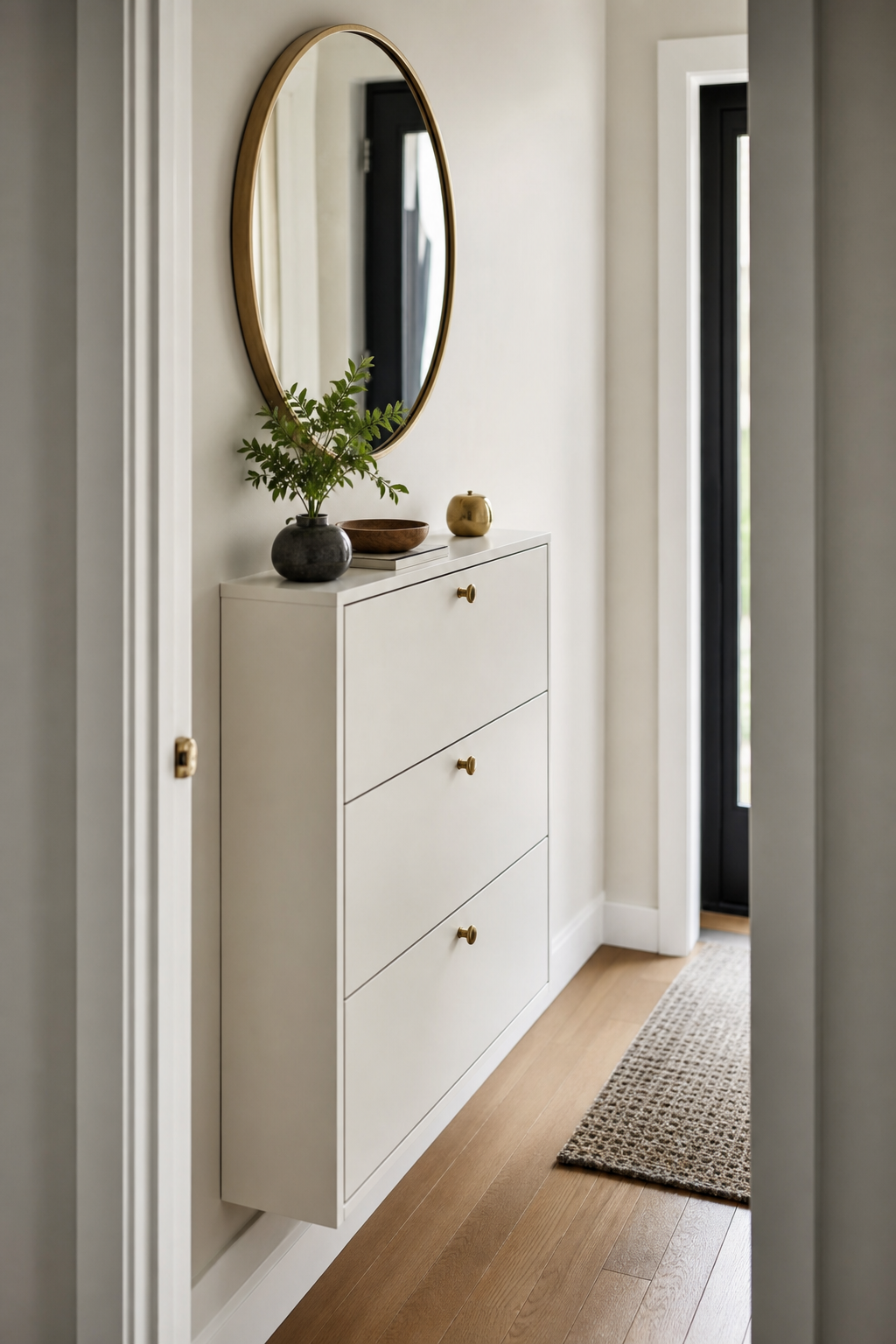 Choose A Slim Hallway Shoe Cabinet