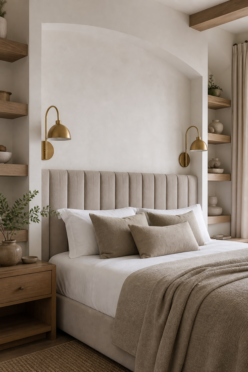 Frame The Bed With Matching Sconces for Chill Room Aesthetic To Inspire Your Next Home Refresh