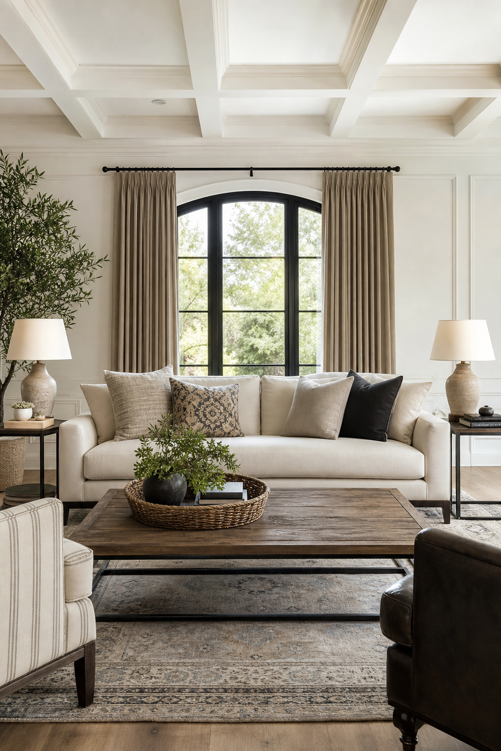 Use Side Tables Instead Of Clutter for Trendy Sofas Ideas To Anchor A Stylish Living Room