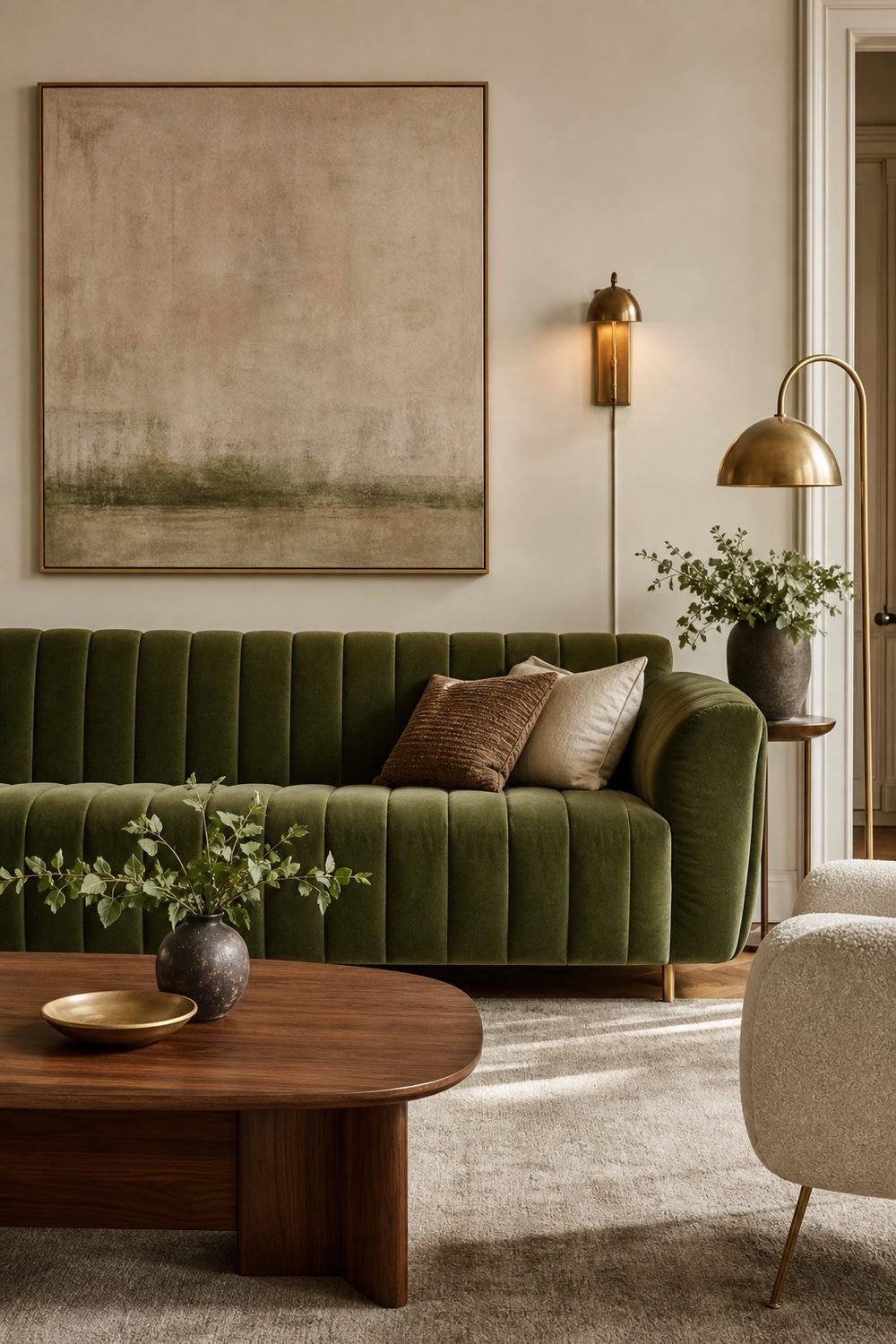 Use Side Tables Instead Of Clutter for Sofa Ideas To Anchor A Stylish Living Room