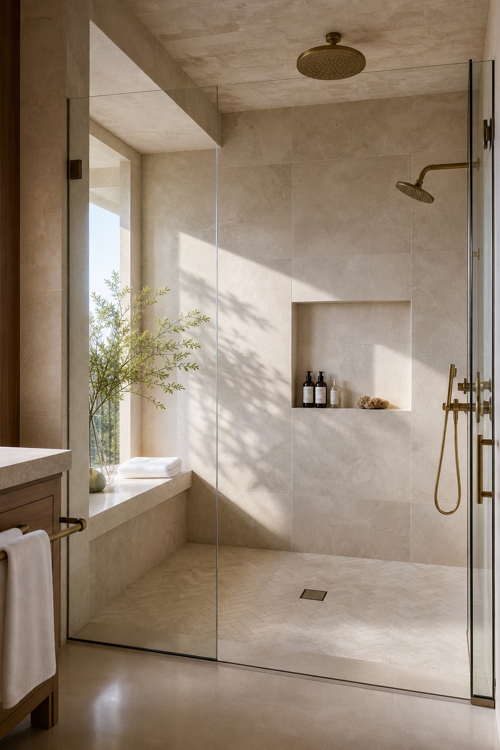 Add A Built-In Shower Bench