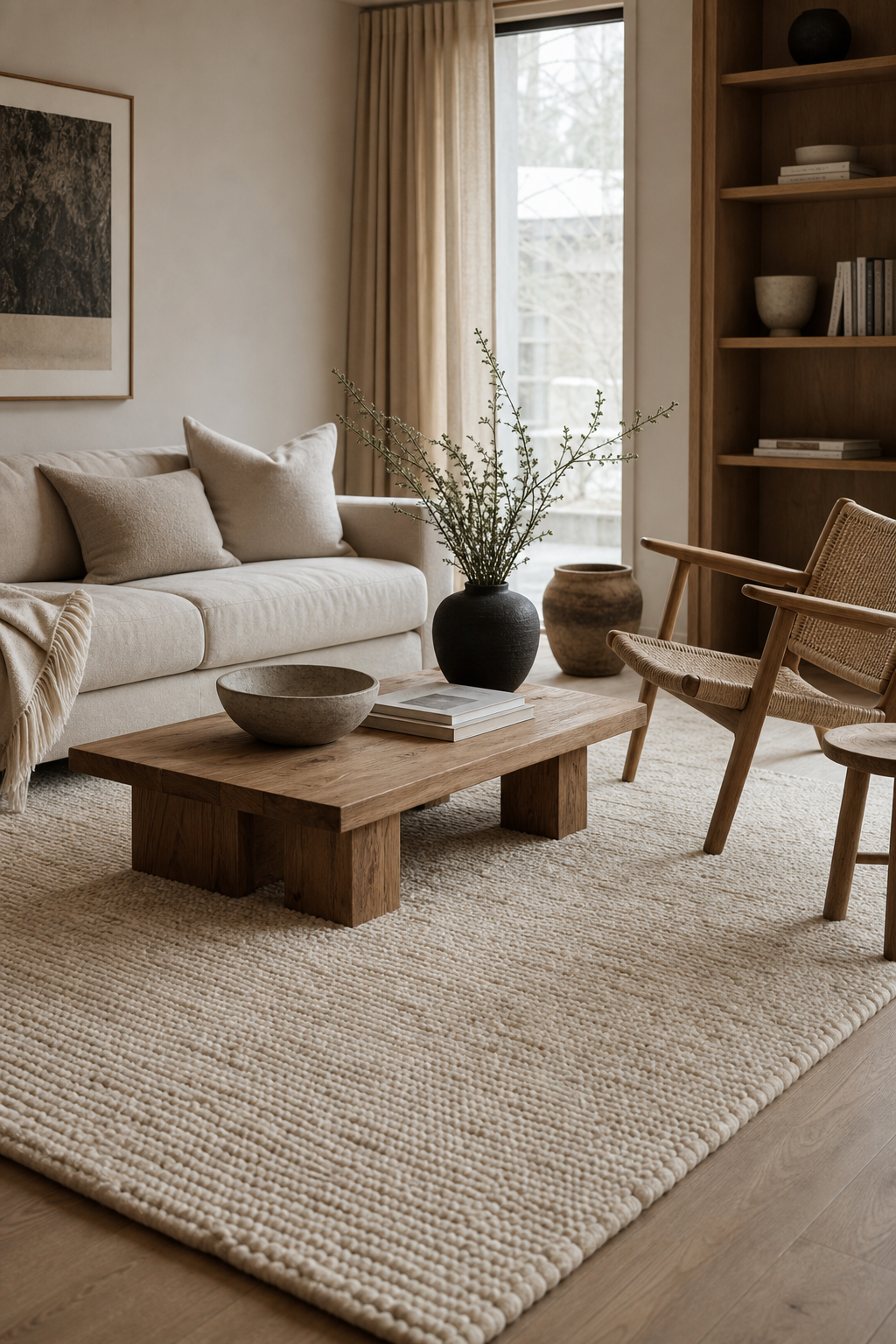Add A Wool Rug Underfoot