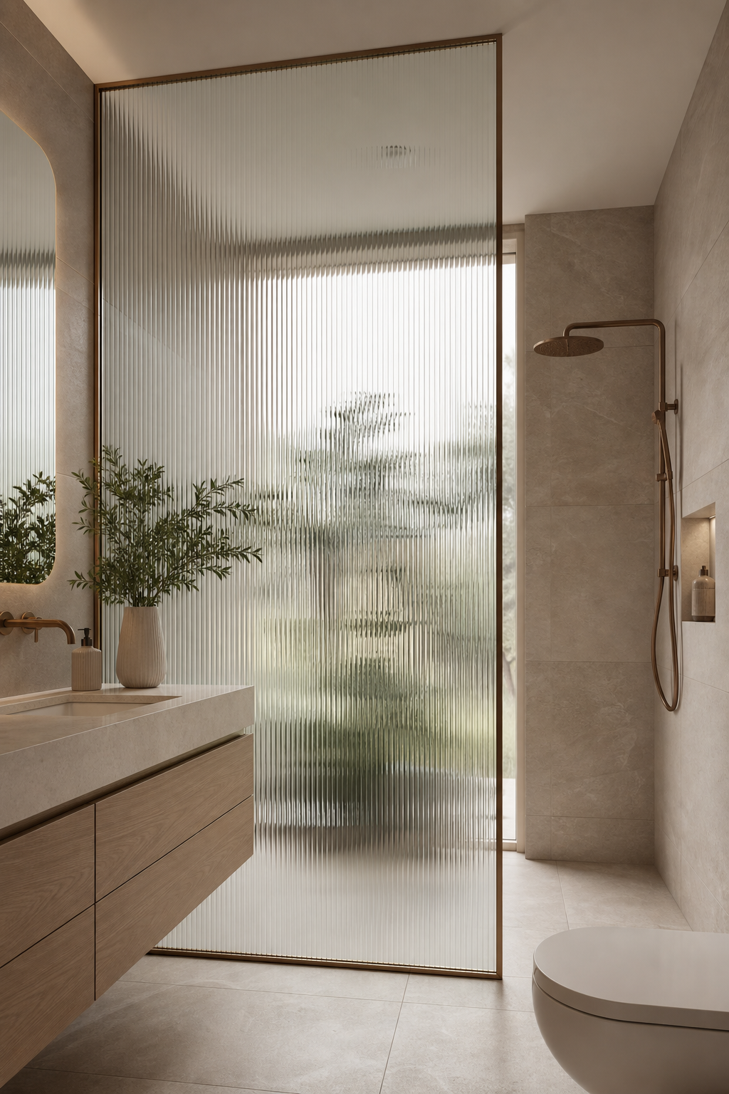 Bring In Ribbed Glass Texture