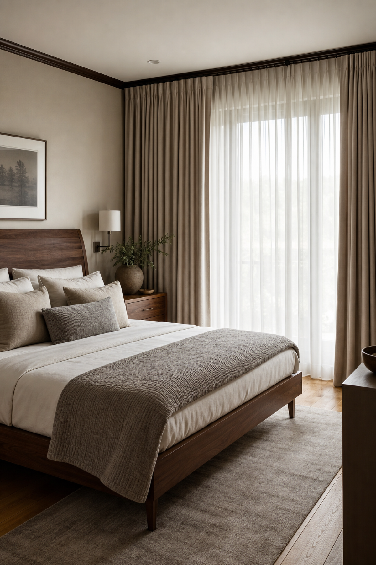 Choose Drapery That Reaches The Floor for Bedroom Inspirations For A Cozy Stylish Retreat