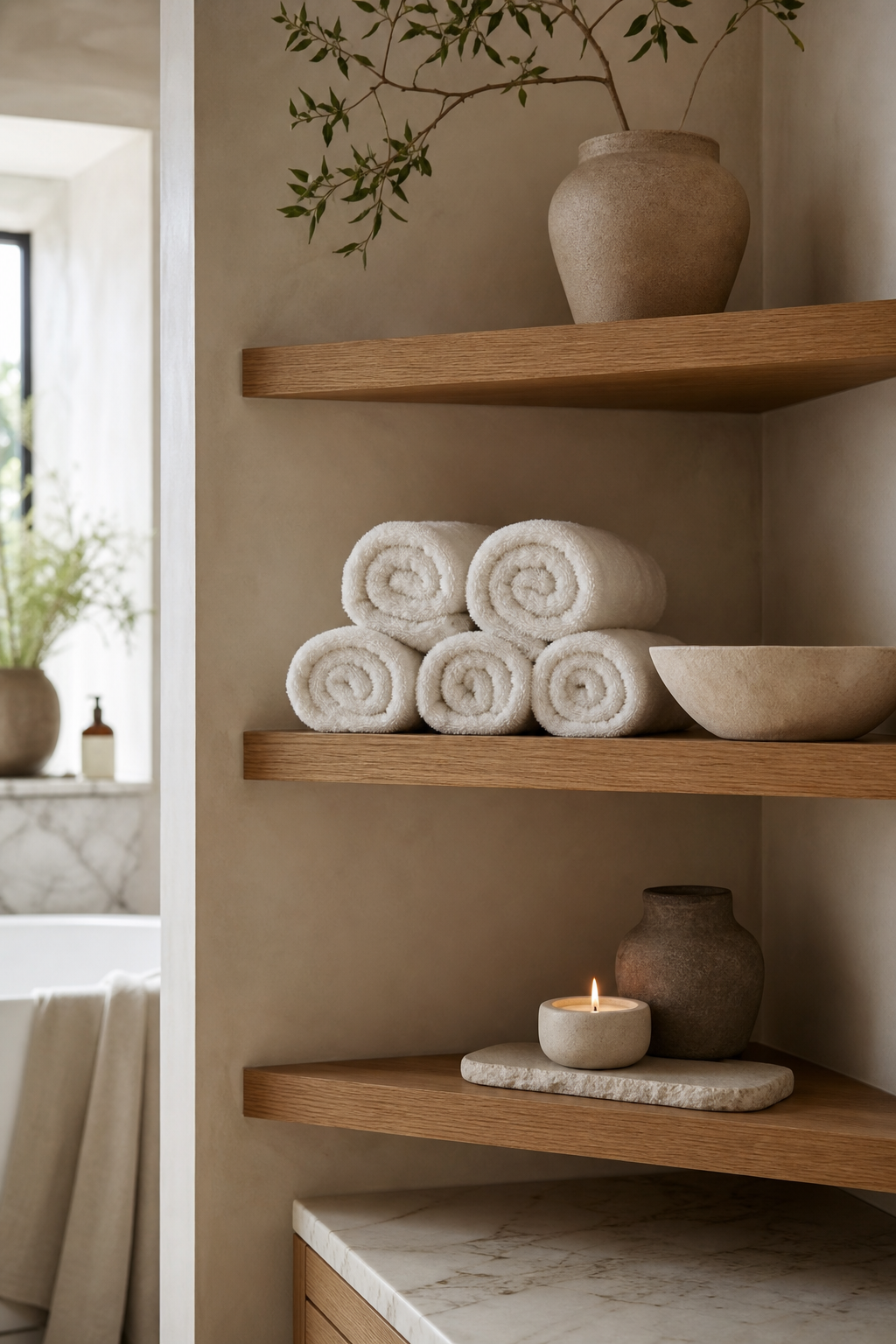 Style Open Shelves With Restraint