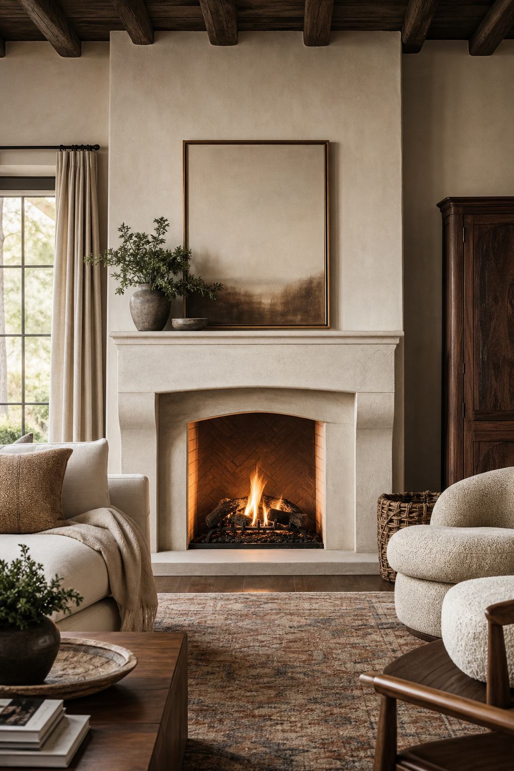 Create A Fireplace Focal Point