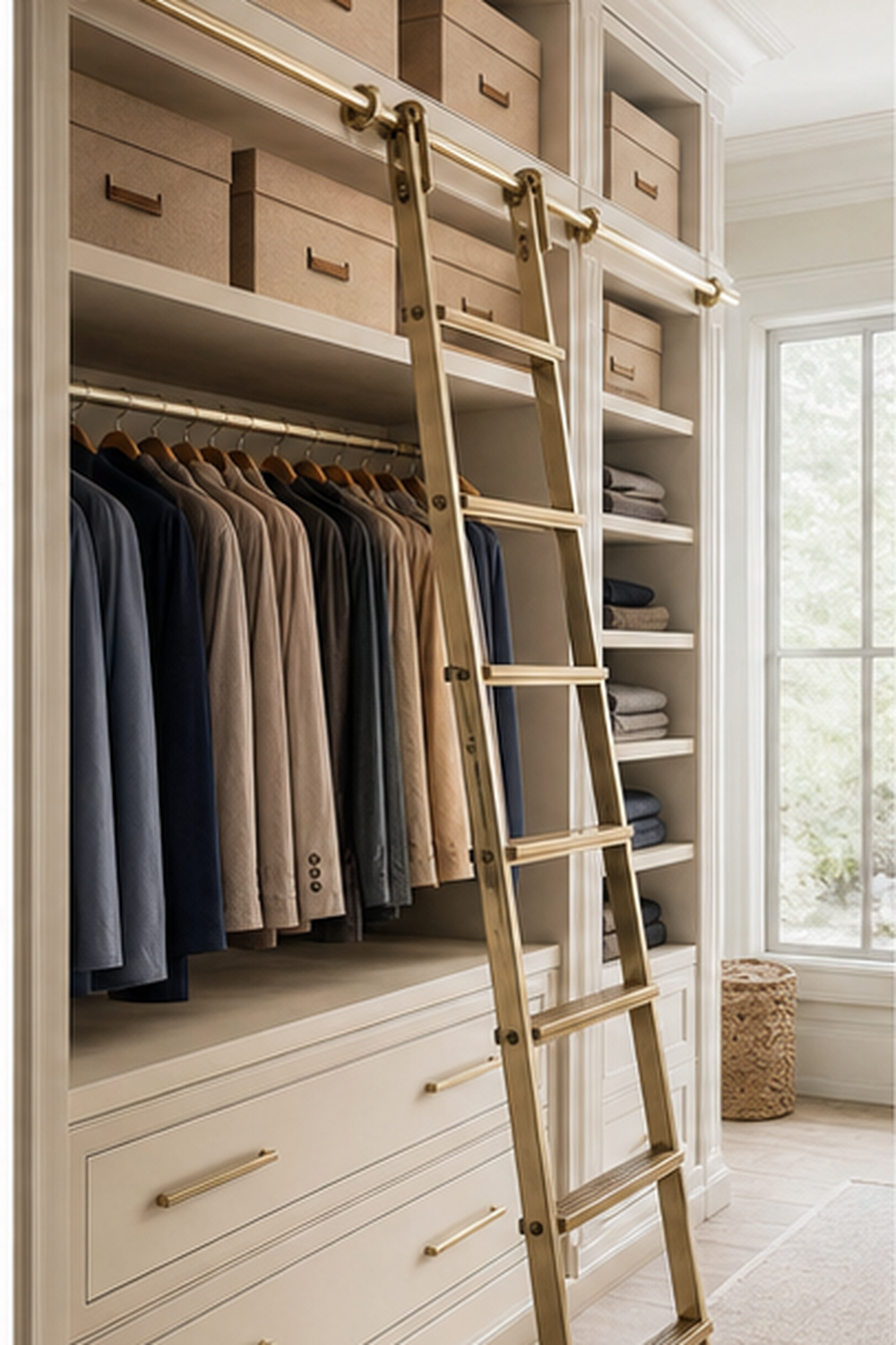 Reachable Upper Storage for wardrobe measurement ideas
