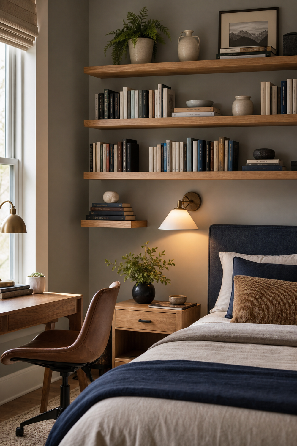 Install Floating Bookshelves for Teen Room Ideas To Inspire Your Next Home Refresh