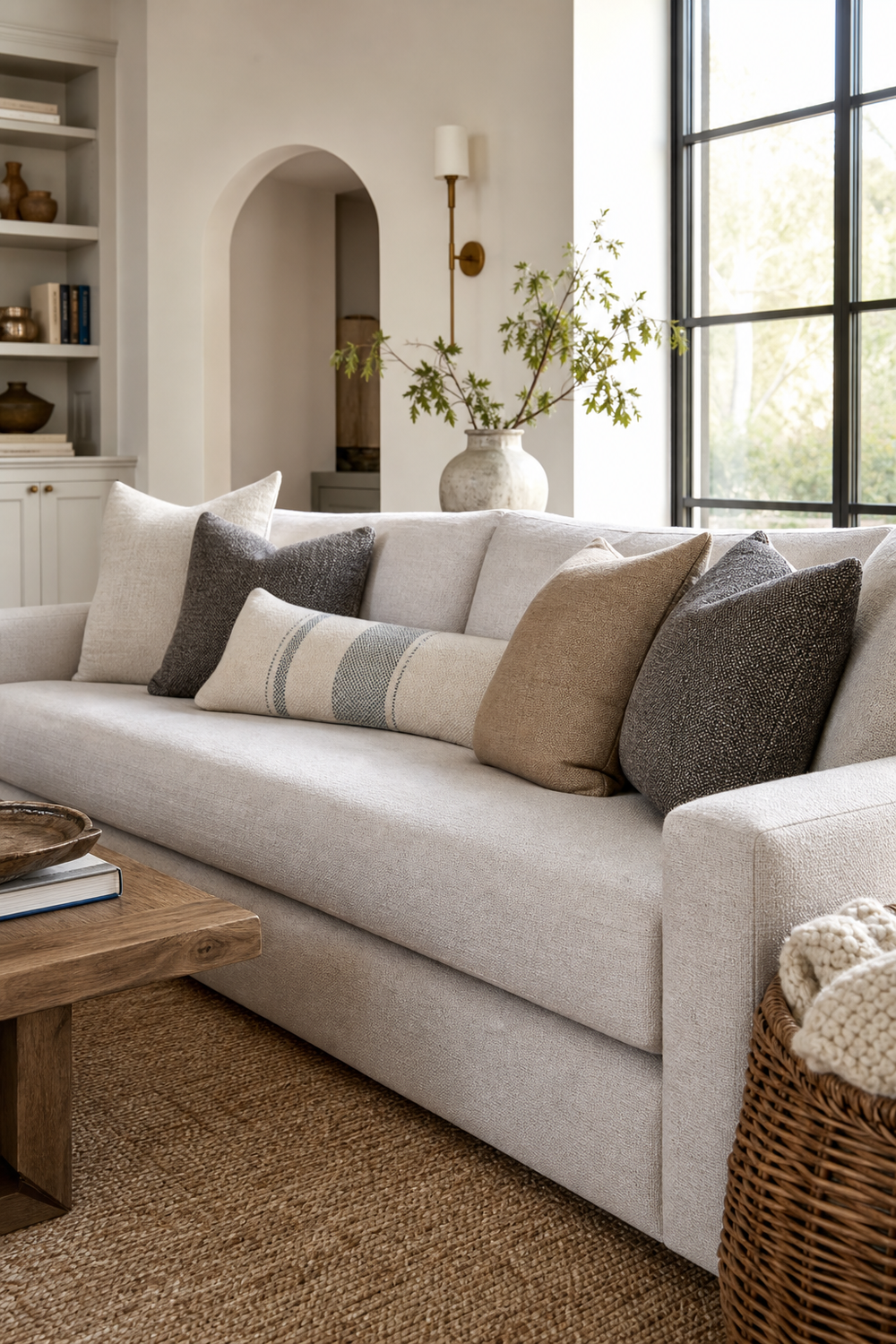 Choose Performance Fabric That Still Looks Soft for Trendy Sofas Ideas To Anchor A Stylish Living Room