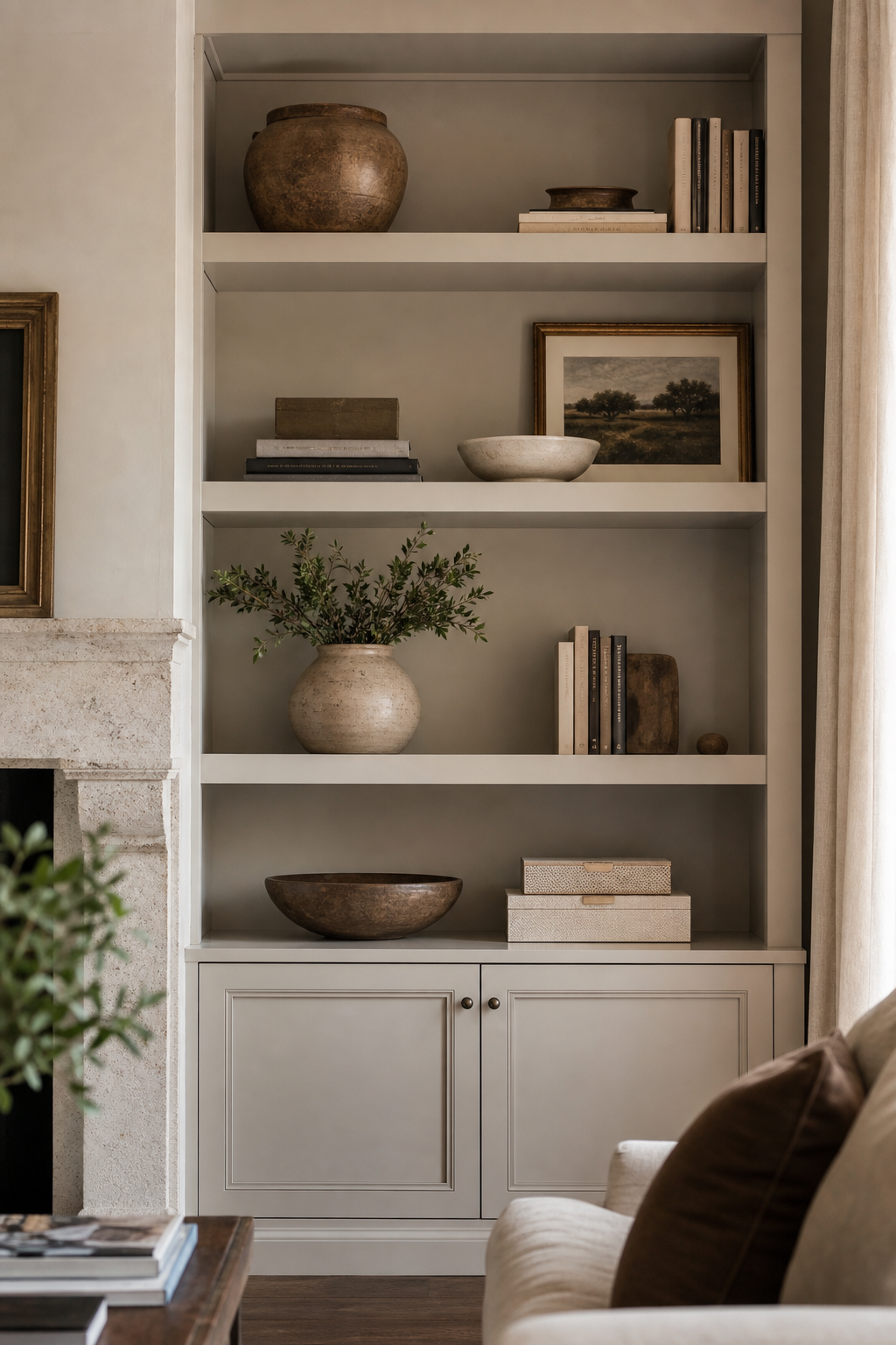 Refresh Shelves With Fewer Better Objects
