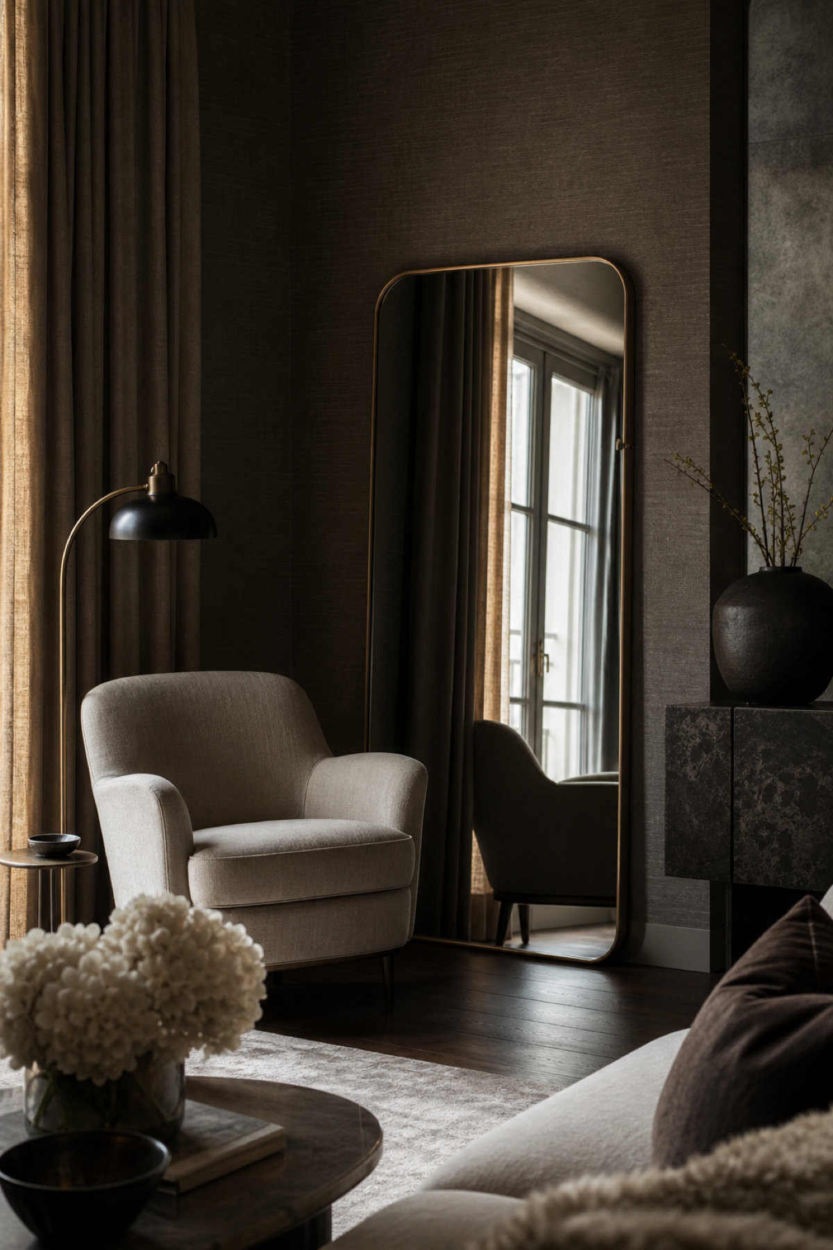 Use A Mirror To Brighten A Dark Corner for Mirror Design Wall Ideas That Brighten And Elevate Any Room
