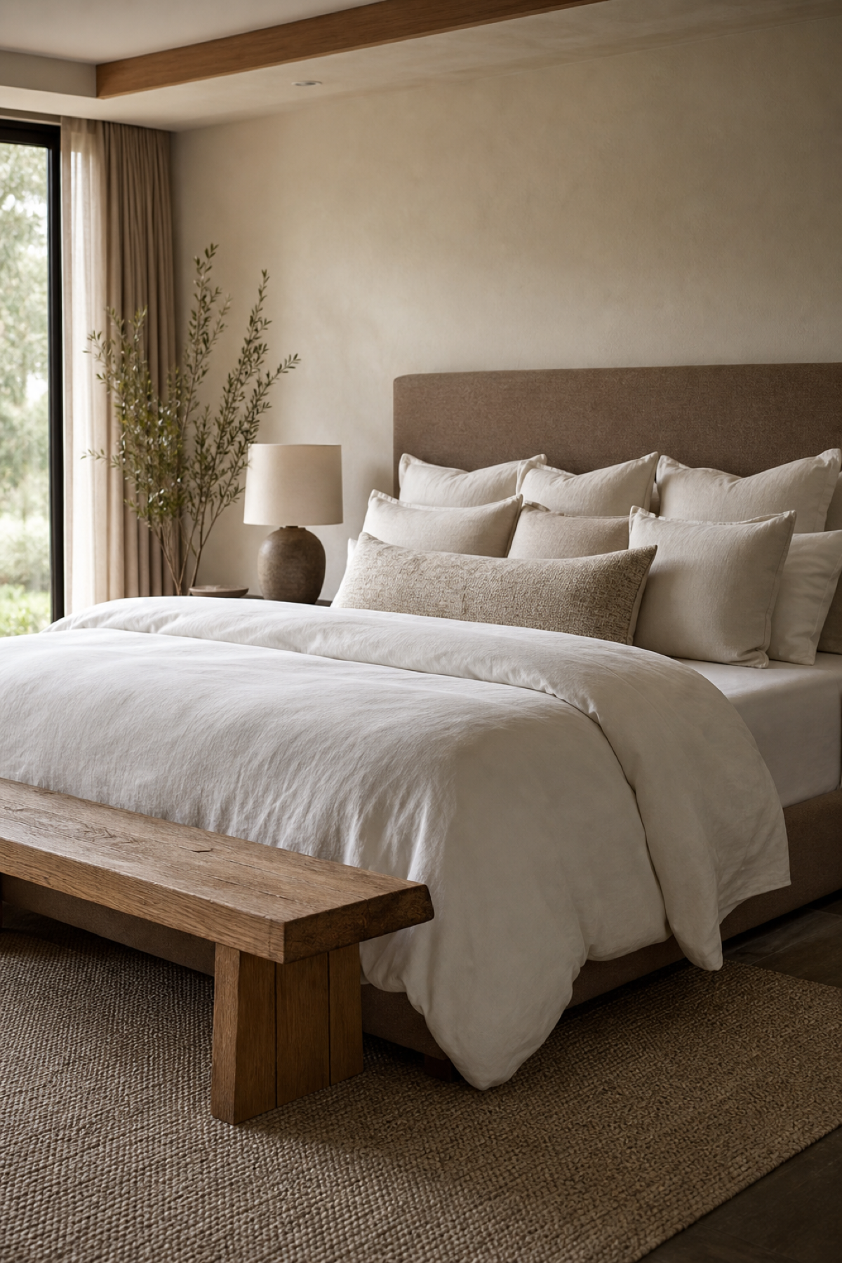 Create A Hotel-Style Pillow Stack for Bedroom Inspirations For A Cozy Stylish Retreat