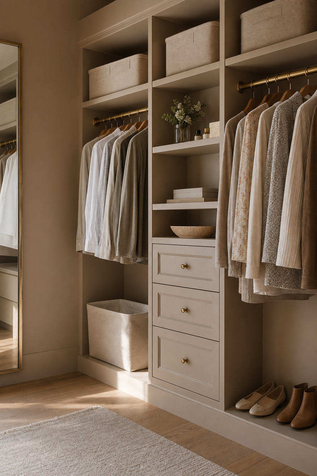 Paint The Closet A Warm Neutral closet inspiration
