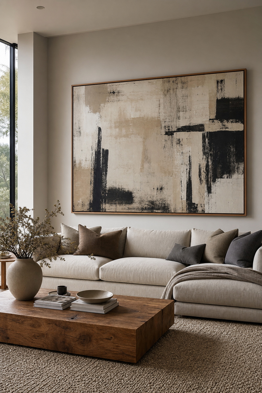 Place Art At Sofa Scale for Trendy Sofas Ideas To Anchor A Stylish Living Room