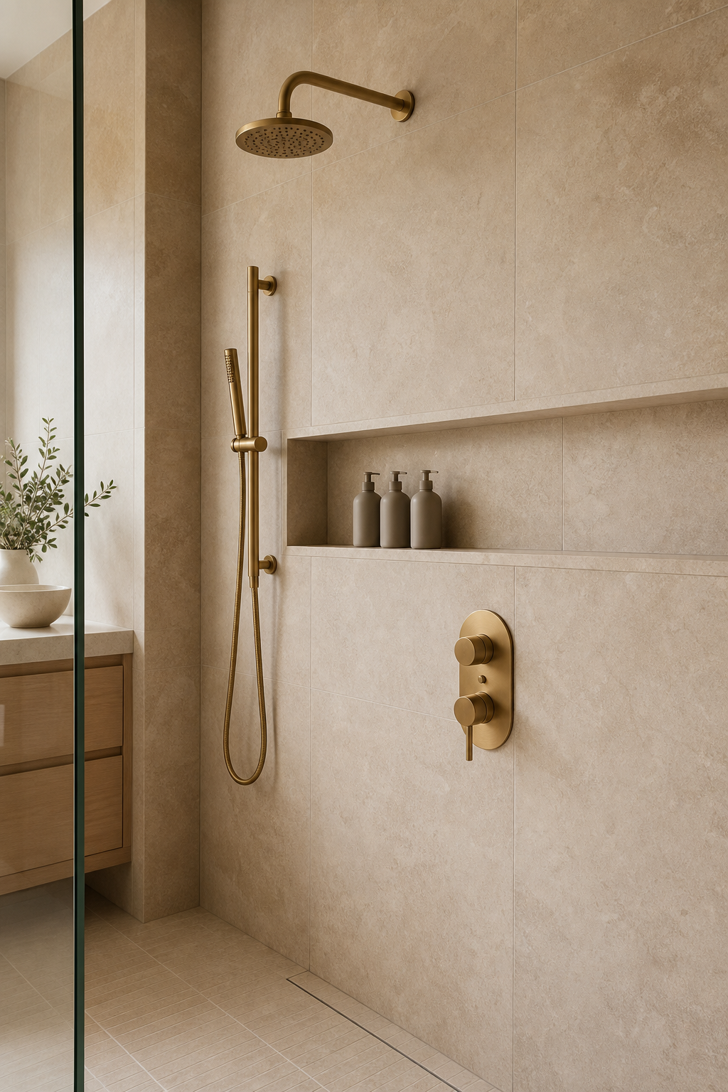 Install A Long Shower Niche