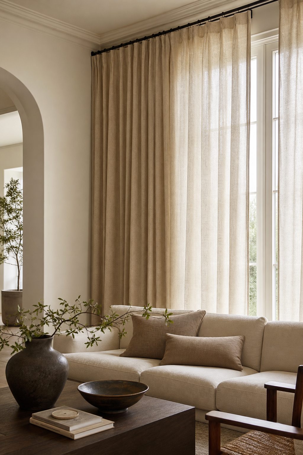 Let Curtains Add Soft Architecture