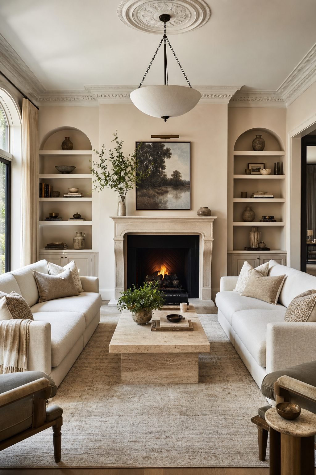 Use Two Sofas For Symmetry for Sofa Aesthetic To Anchor A Stylish Living Room