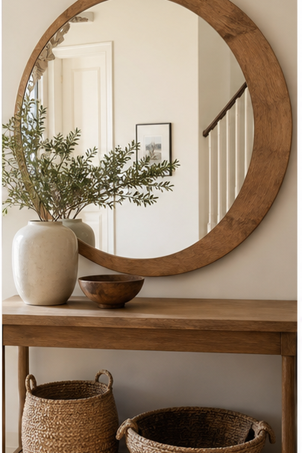Round Oversized Mirror for big mirror ideas