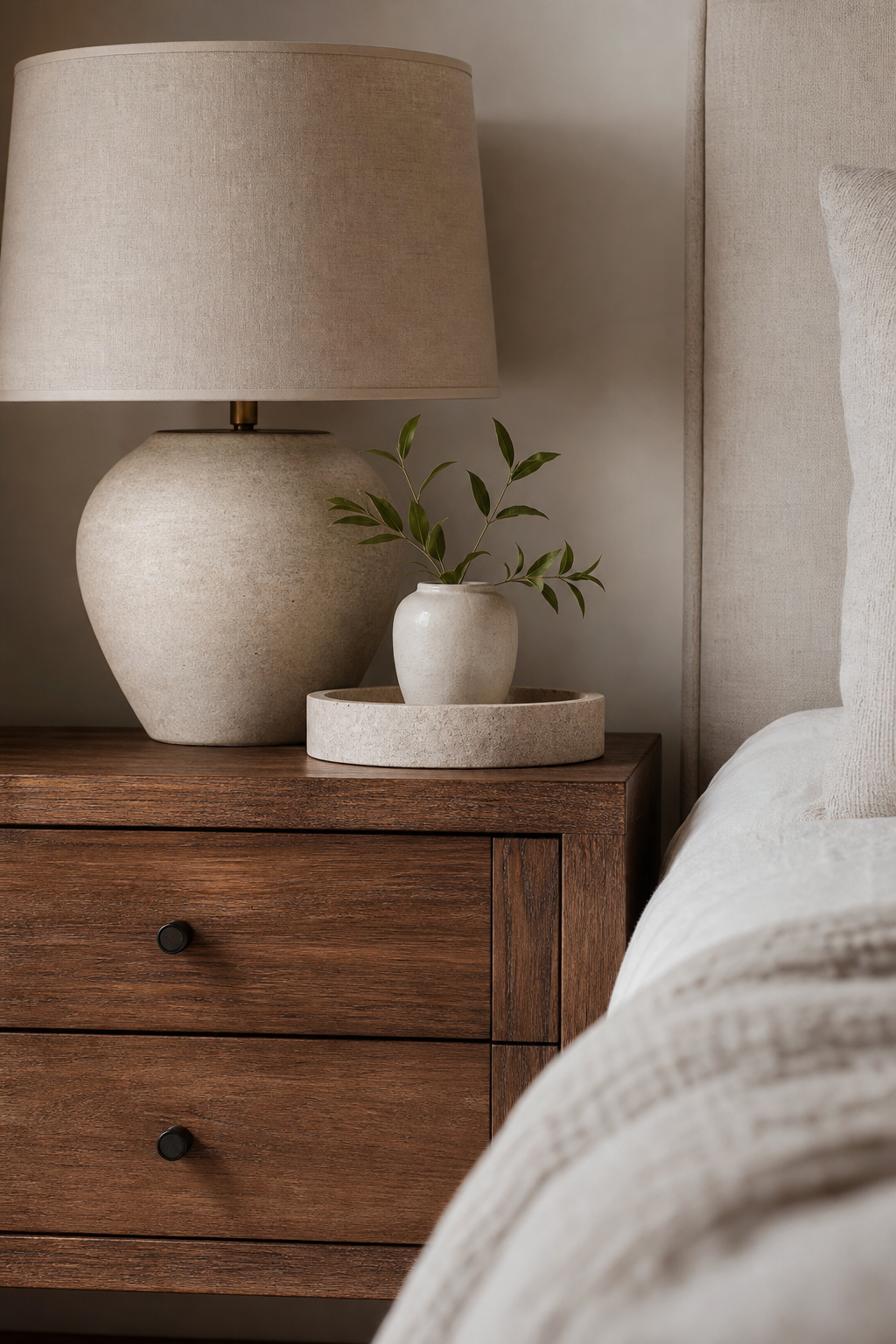 Style The Nightstand With Restraint for Chill Room Aesthetic To Inspire Your Next Home Refresh
