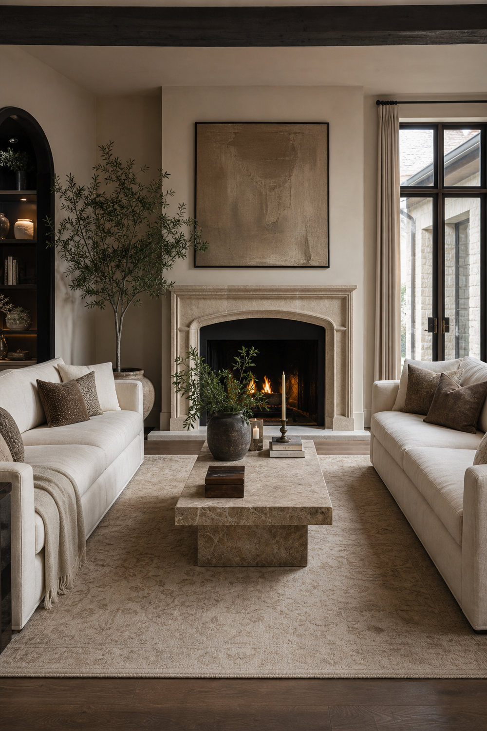 Use Two Sofas For Symmetry for Trendy Sofas Ideas To Anchor A Stylish Living Room