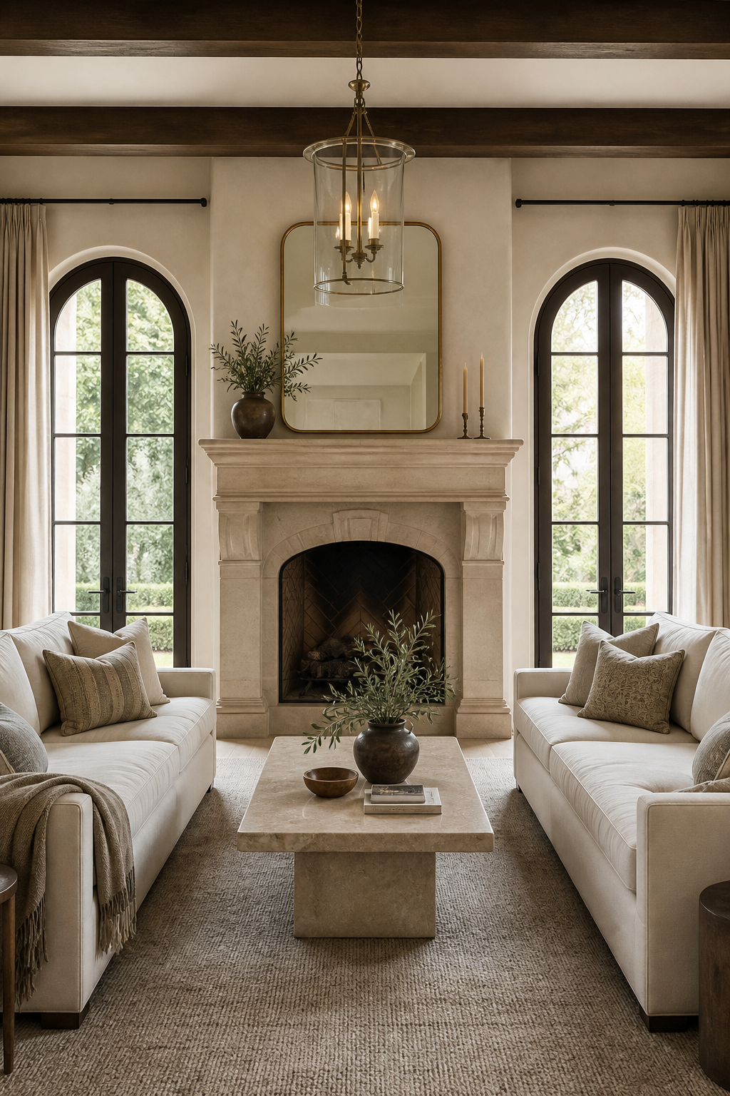 Use Two Sofas For Symmetry for Trending Sofa Designs To Anchor A Stylish Living Room