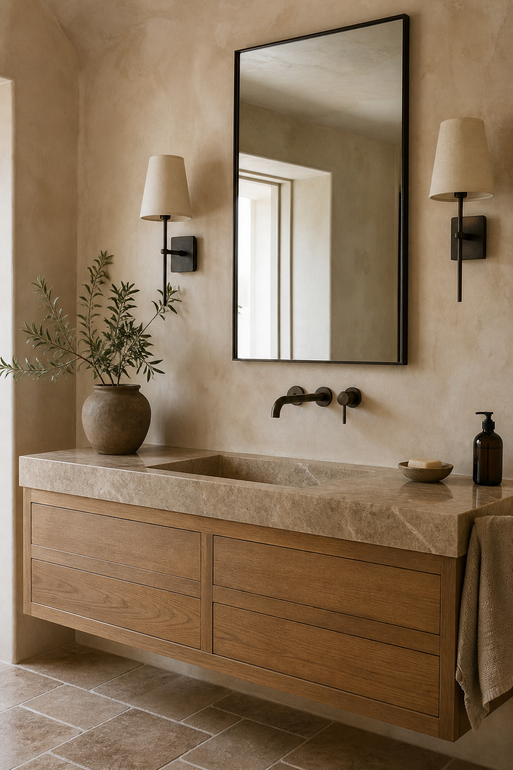 Try A Plaster-Look Wall Finish