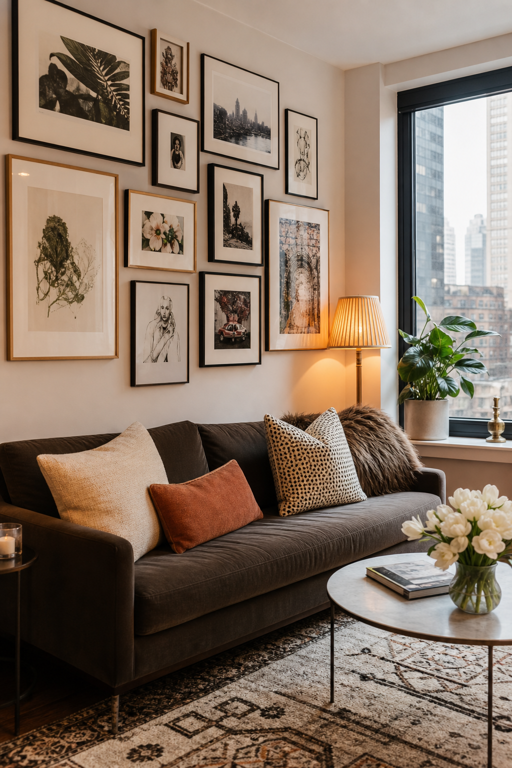 Create A Rental-Friendly Gallery Wall