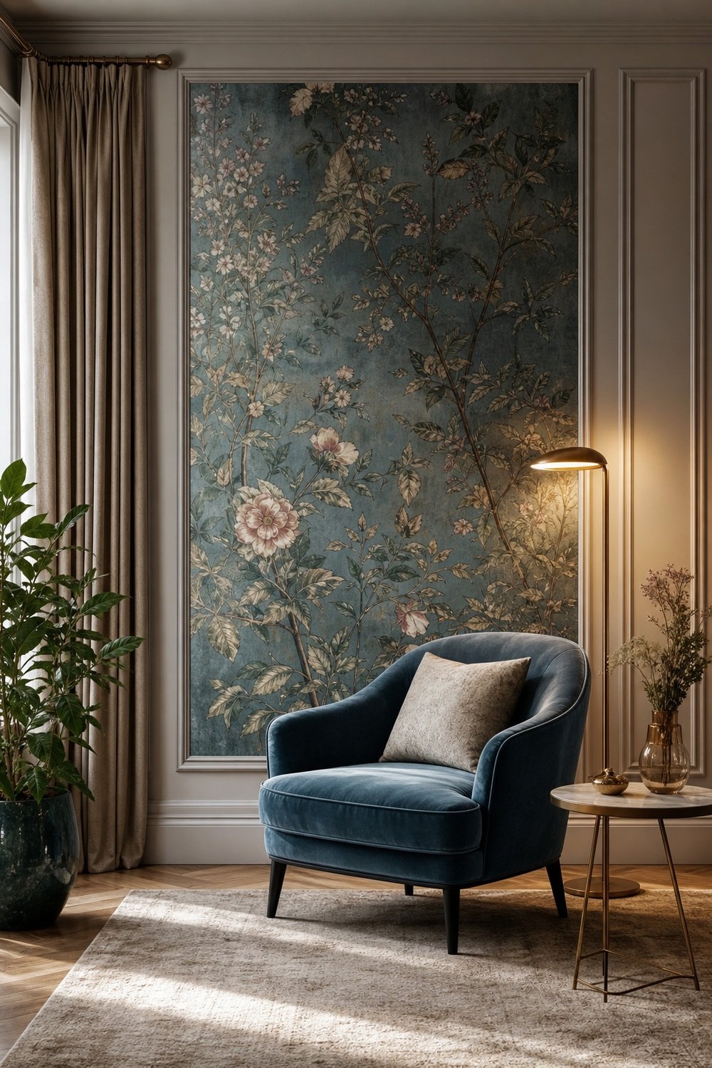 Statement Wallpaper Panel for home wall decor ideas