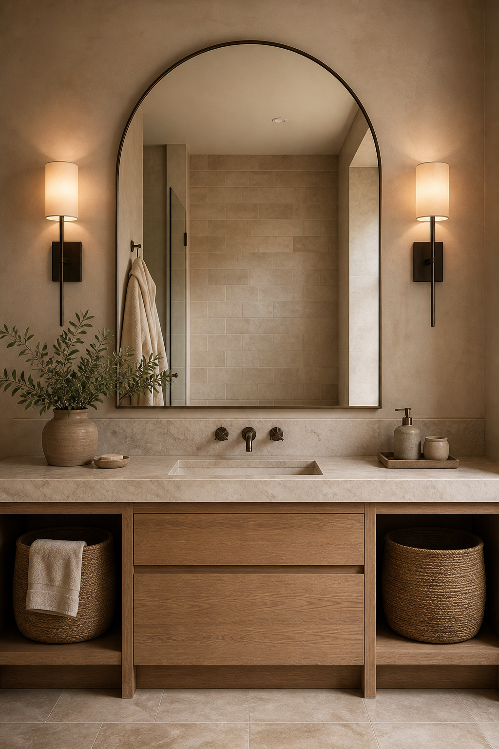 Use A Curved Mirror To Soften Lines