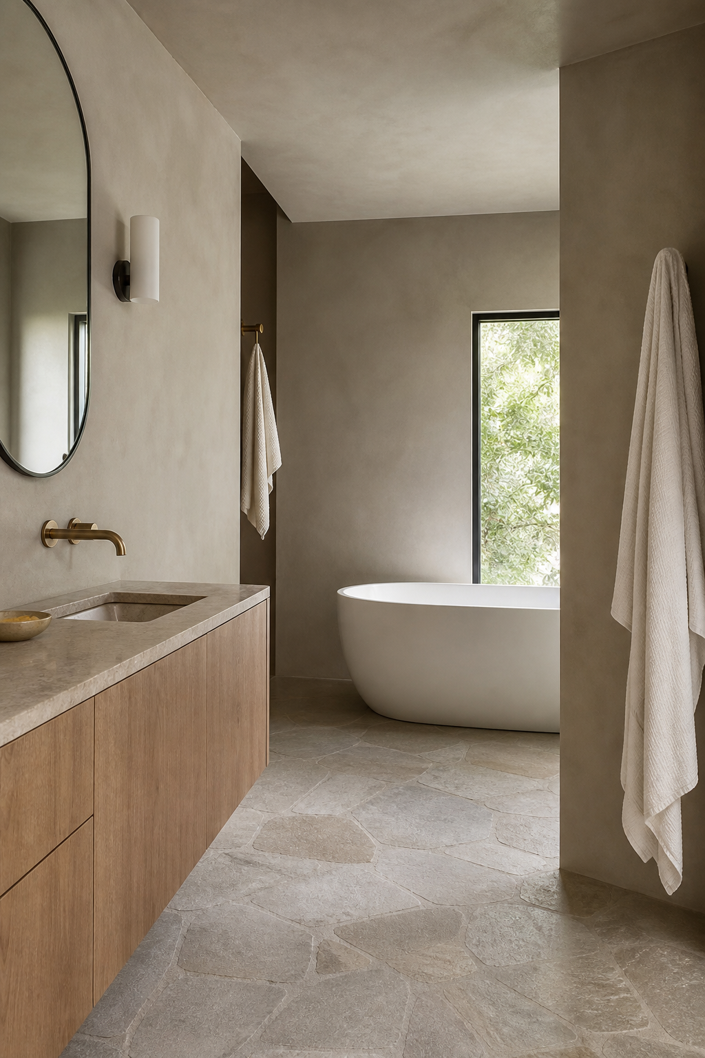 Wrap Dry Walls In Microcement