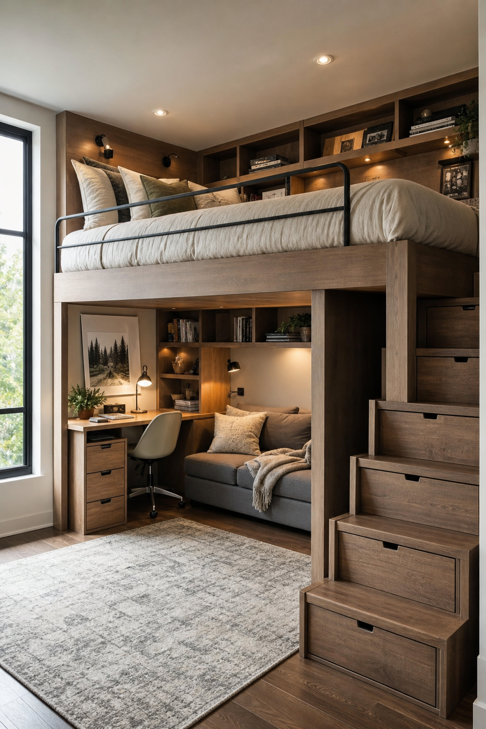 Try A Lofted Bed For Floor Space for Teen Room Ideas To Inspire Your Next Home Refresh