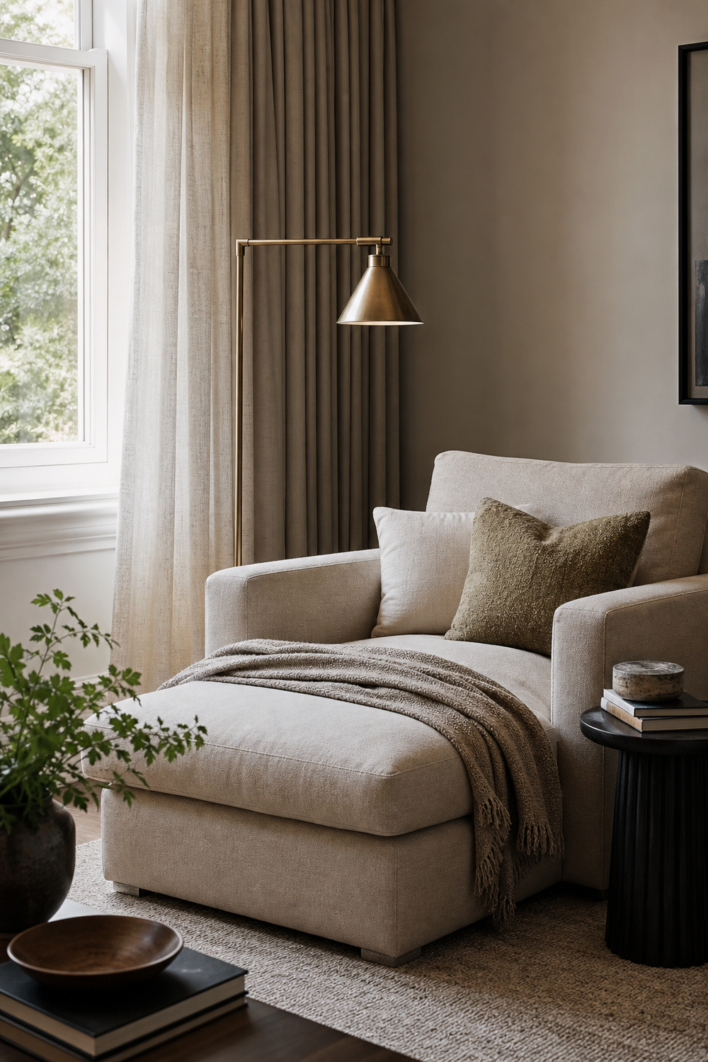 Try A Chaise For Reading for Single Sofa Ideas To Anchor A Stylish Living Room
